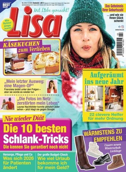 Lisa – 29 Dezember 2025 Cover