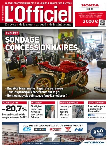 L’Officiel du Cycle – Janvier 2026 Cover