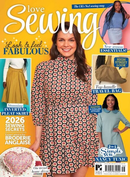 Love Sewing – Issue 156 2026 Cover