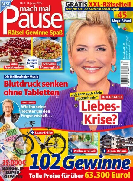 Mach mal Pause – 14 Januar 2026 Cover
