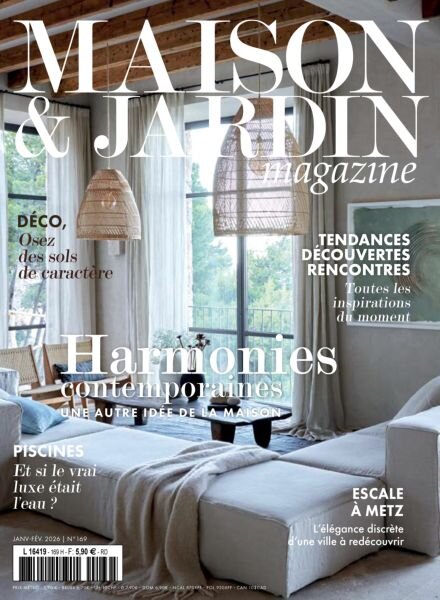 Maison et Jardin Magazine – Janvier-Fevrier 2026 Cover