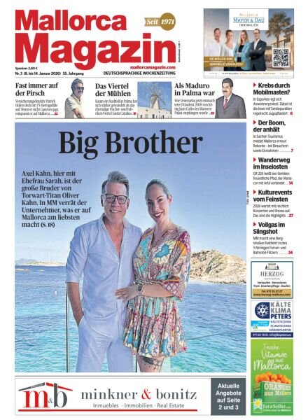 Mallorca Magazin – 8 Januar 2026 Cover