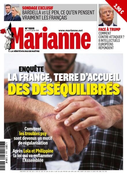 Marianne – 15 Janvier 2026 Cover