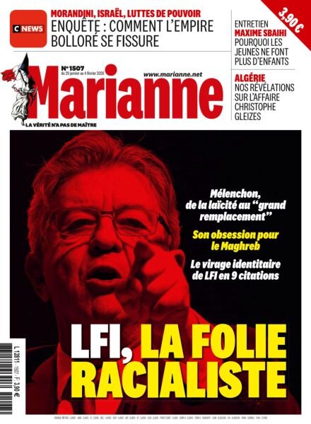 Marianne – 29 Janvier 2026 Cover