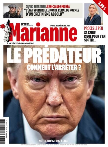 Marianne – 8 Janvier 2026 Cover
