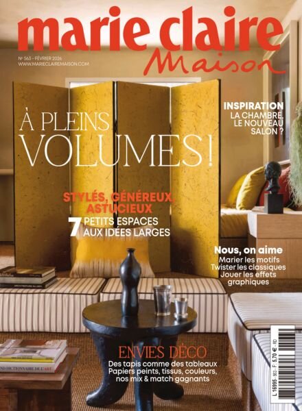 Marie Claire Maison France – Fevrier 2026 Cover