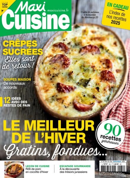 Maxi Cuisine – Janvier-Fevrier 2026 Cover