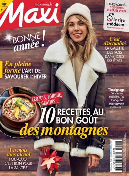 Maxi France – 5 Janvier 2026 Cover