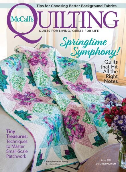 McCall’s Quilting – Spring 2026 Cover