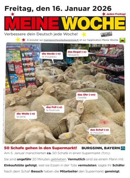 Meine Woche – 15 Januar 2026 Cover