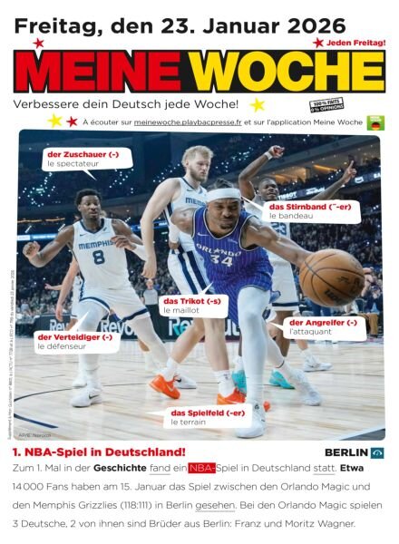 Meine Woche – 22 Januar 2026 Cover