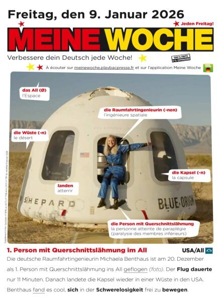 Meine Woche – 8 Januar 2026 Cover