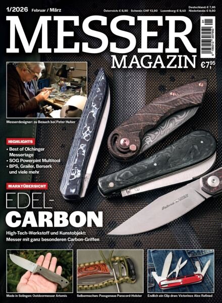 Messer Magazin – Januar 2026 Cover