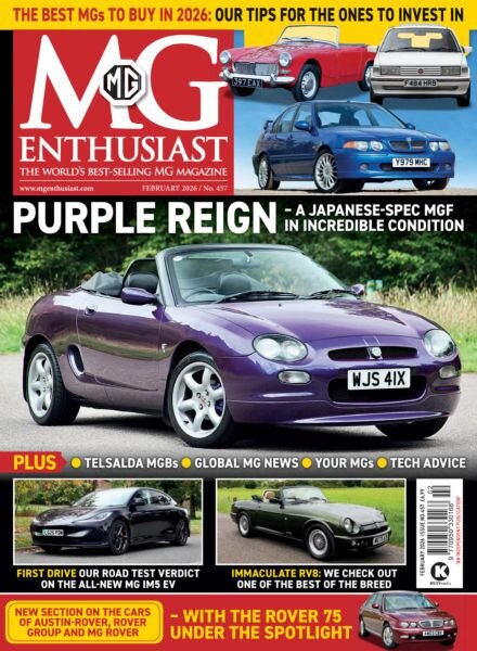 MG Enthusiast – February 2026 Cover