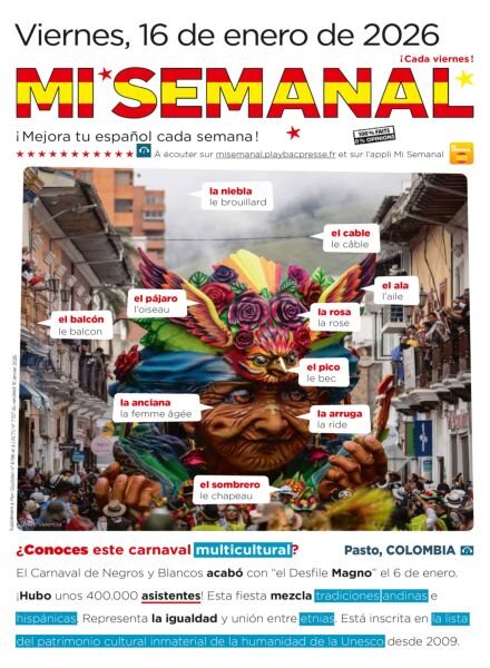 Mi Semanal – 16 Enero 2026 Cover