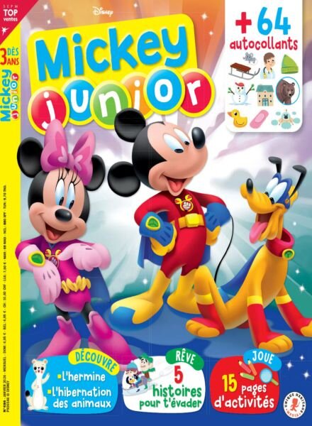 Mickey Junior – Janvier 2026 Cover