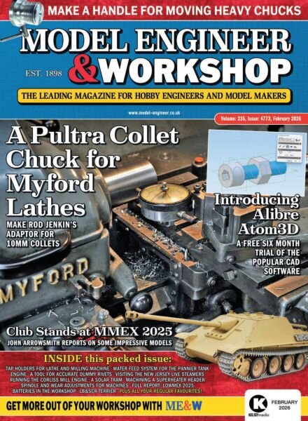 Model Engineer & Workshop – February 2026 Cover