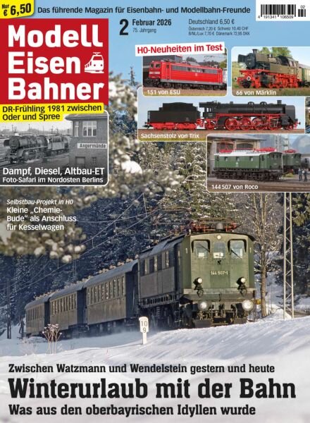 ModellEisenBahner – Februar 2026 Cover