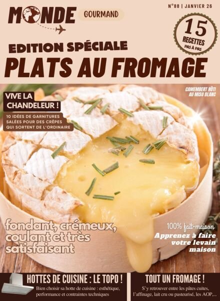 Monde Gourmand – Janvier 2026 Cover