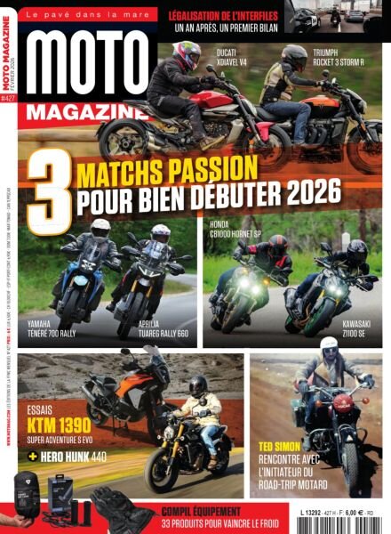 Moto Magazine – Fevrier 2026 Cover