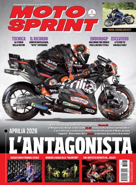 Moto Sprint – 20 Gennaio 2026 Cover