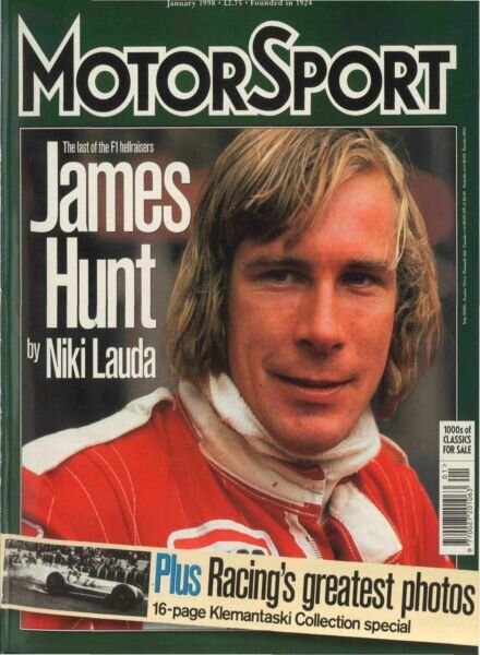 Motor Sport Magazine – January 1998 Cover