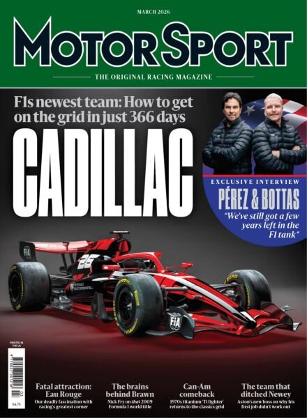 Motor Sport Magazine – March 2026 Cover