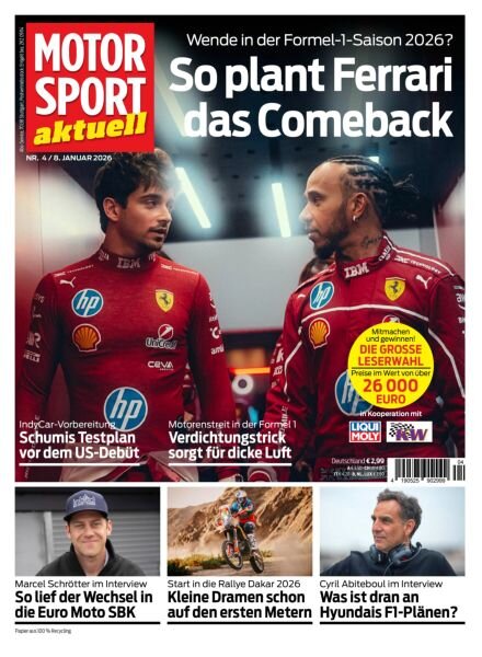 Motorsport aktuell – 7 Januar 2026 Cover