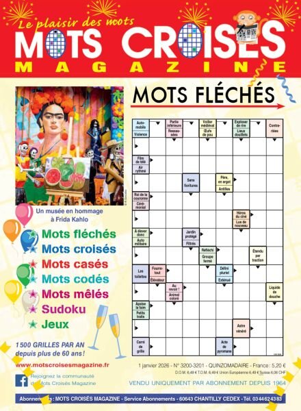 Mots Croises Magazine – 1 Janvier 2026 Cover