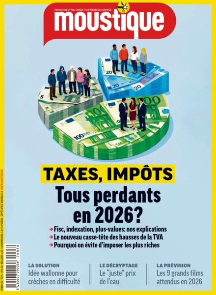 Moustique Magazine – 14 Janvier 2026 Cover