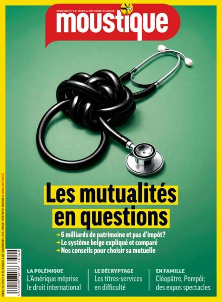 Moustique Magazine – 21 Janvier 2026 Cover