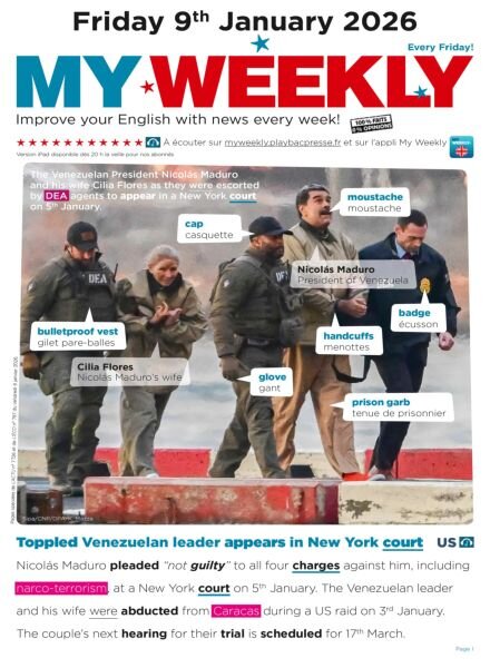 My Weekly fr – 9 Janvier 2026 Cover