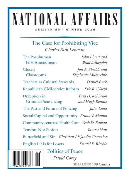 National Affairs – Winter 2026 Cover