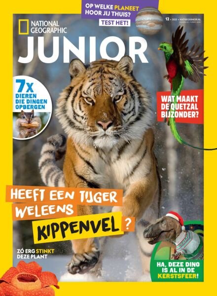 National Geographic Junior Nederland – Januari 2026 Cover