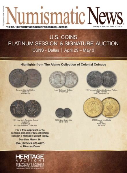 Numismatic News – February 3 2026 Cover
