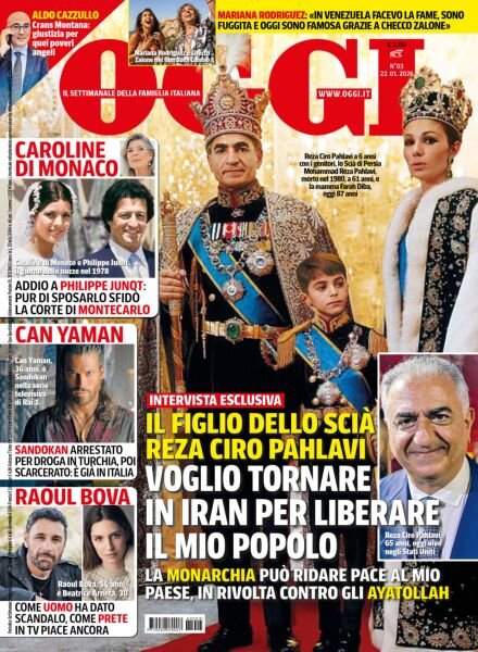 Oggi – 22 Gennaio 2026 Cover