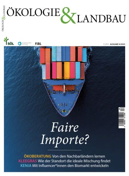 Okologie & Landbau – Nr 4 2025 Cover