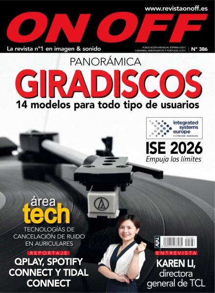 ON OFF Magazine – Issue 386 Enero 2026 Cover