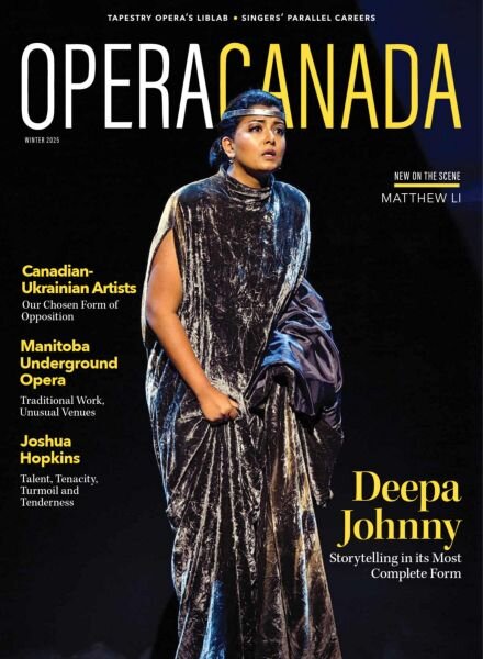 Opera Canada – Winter 2025-26 Cover