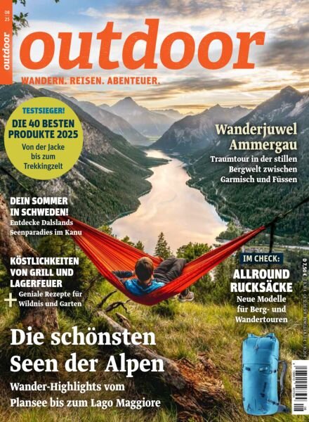 Outdoor Magazin – August 2025 Cover