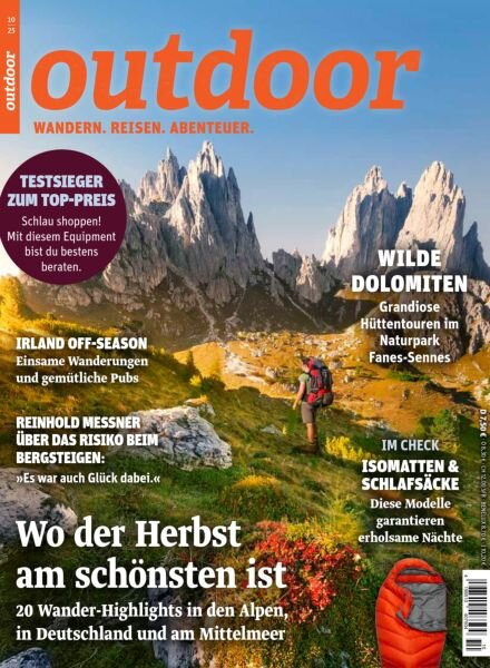Outdoor Magazin – Oktober 2025 Cover