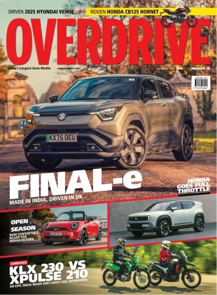 Overdrive India – December 2025 Cover