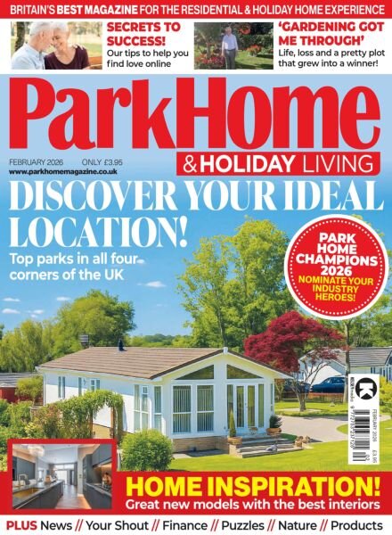 Park Home & Holiday Living – February 2026 Cover