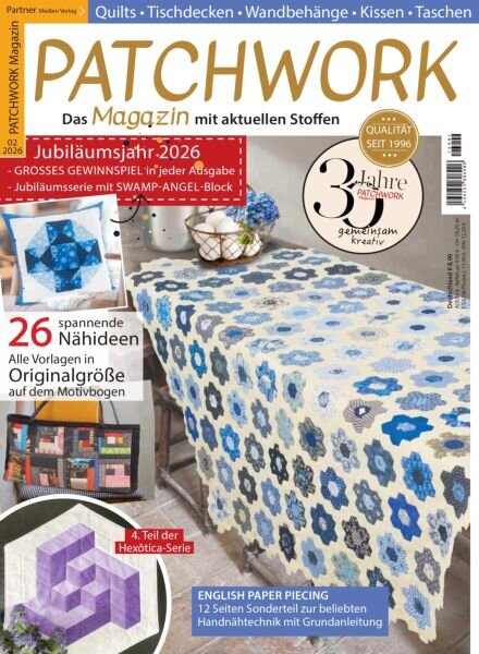 Patchwork Magazin – Januar 2026 Cover