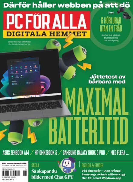 PC for Alla – 8 Januari 2026 Cover