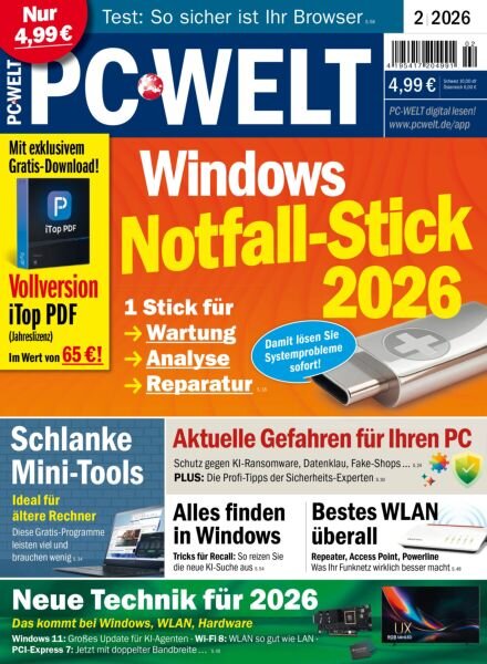 PC Welt – Februar 2026 Cover