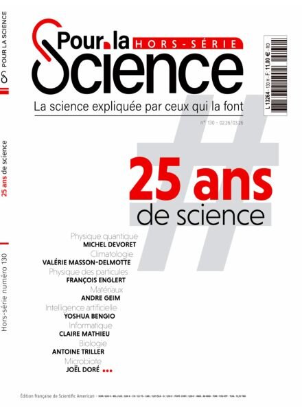 Pour la Science – Hors-Serie – Fevrier-Mars 2026 Cover