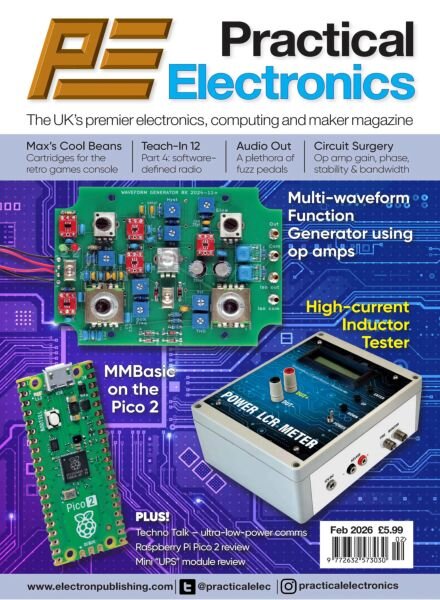 Practical Electronics – February 2026 Cover