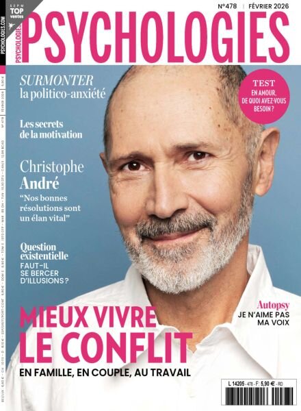 Psychologies France – Fevrier 2026 Cover