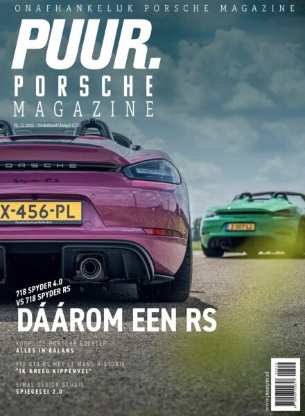 PUUR Porsche Magazine – December 2025 Cover